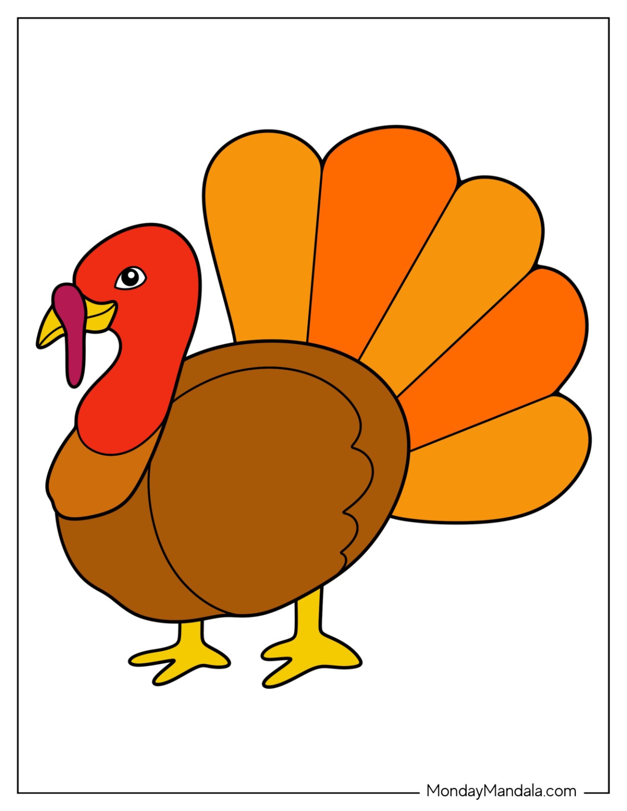 62 turkey templates (free pdf printables)